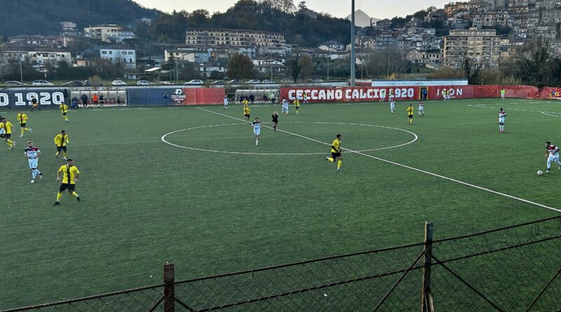 Calcio – Ceccano Calcio 1920 – Città di Ceprano 3-1.